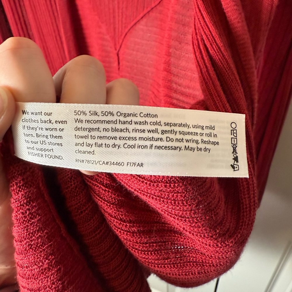 Eileen Fisher Silk/cotton blend cardigan - Picture 5 of 5
